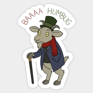 Baaaa Humbug Sticker